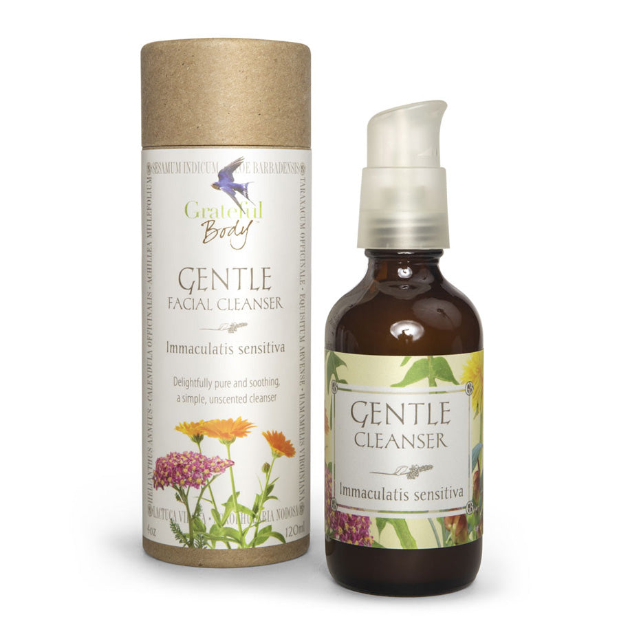 Facial Cleanser Gentle Unscented Grateful Body sensitive skin organic holistic