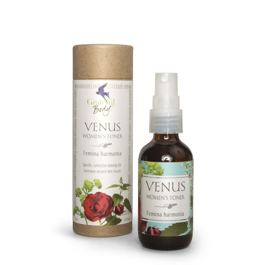 Venus women's toner hormonal skin breakouts monthly blemishes menopause dry skin organic